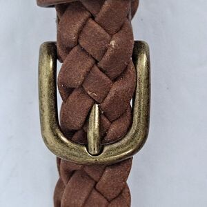 Gap Ladies braided vegan leather belt NWOT